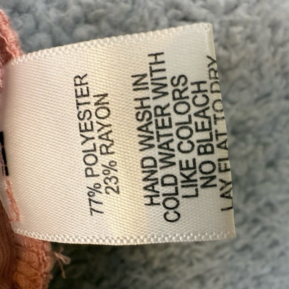 Gibson look women’s puff sleeves pink blouse XL preowned - Picture 5 of 9